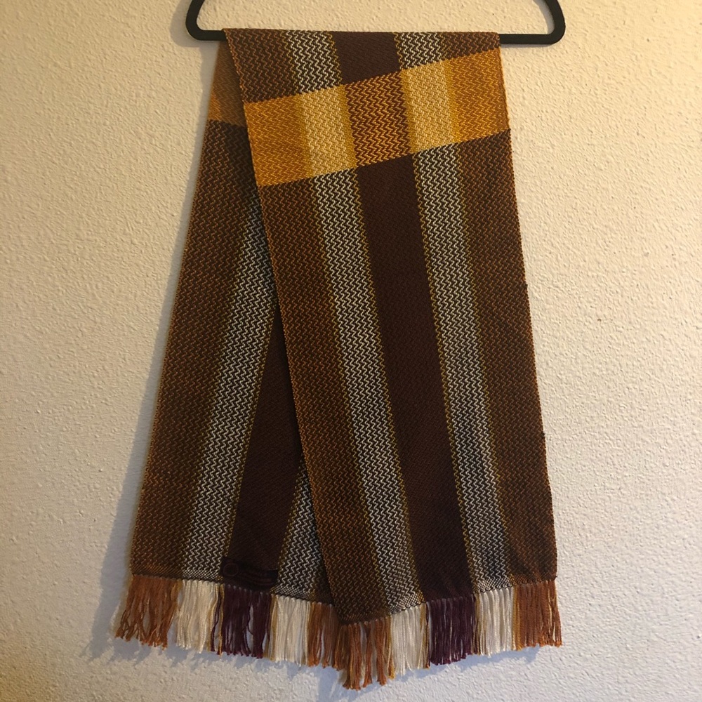 Hand woven prayer shawl.